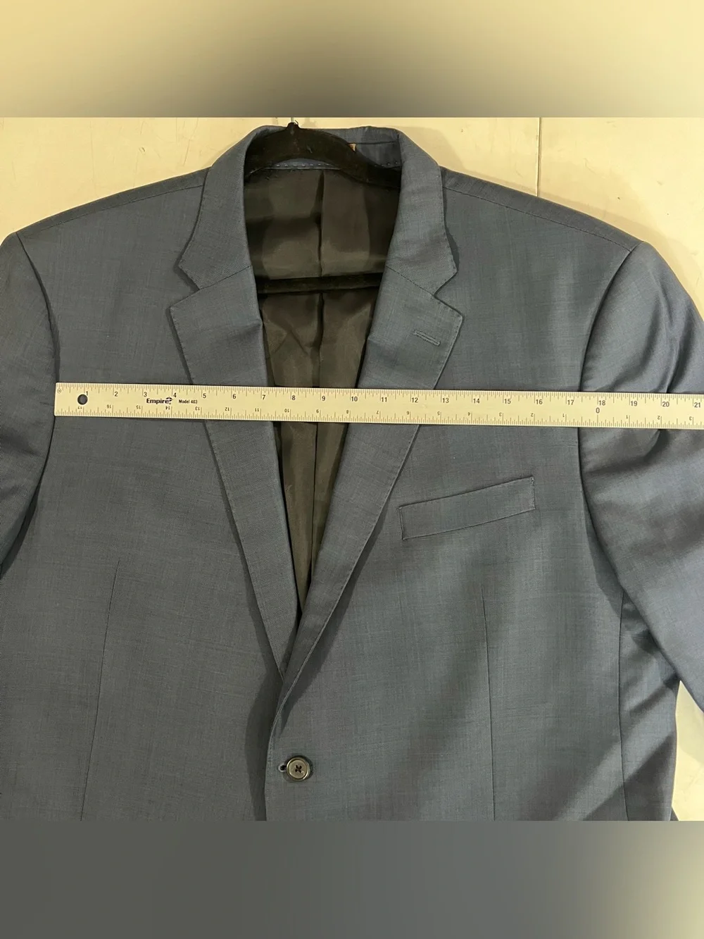 Peter Millar 100% Wool Sport Coat Blazer Mens 48T Tall Blue Golf